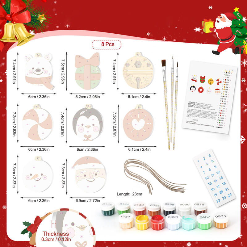 DIY Christmas Tree Ornament Set Beautiful Gift for Children