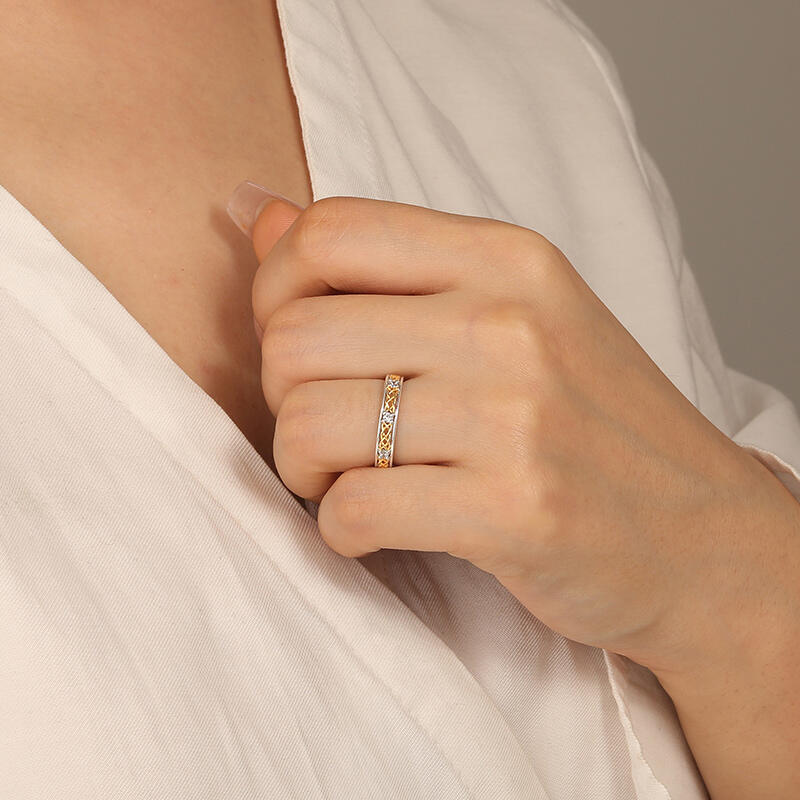 "Come As Expected" Classic Wedding Ring