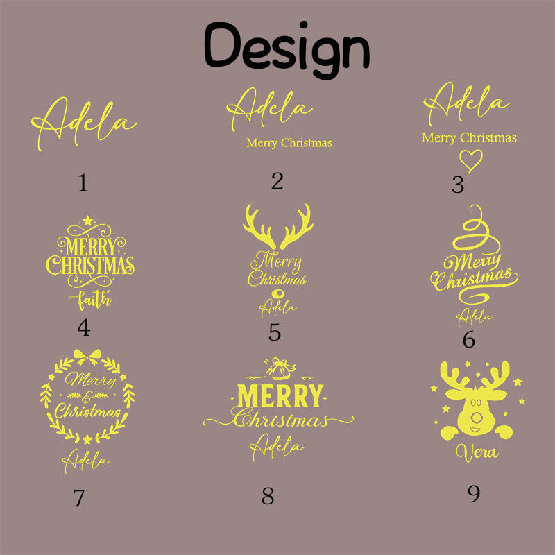 Personalized Name Christmas Gift Bags Special Present for Your Love