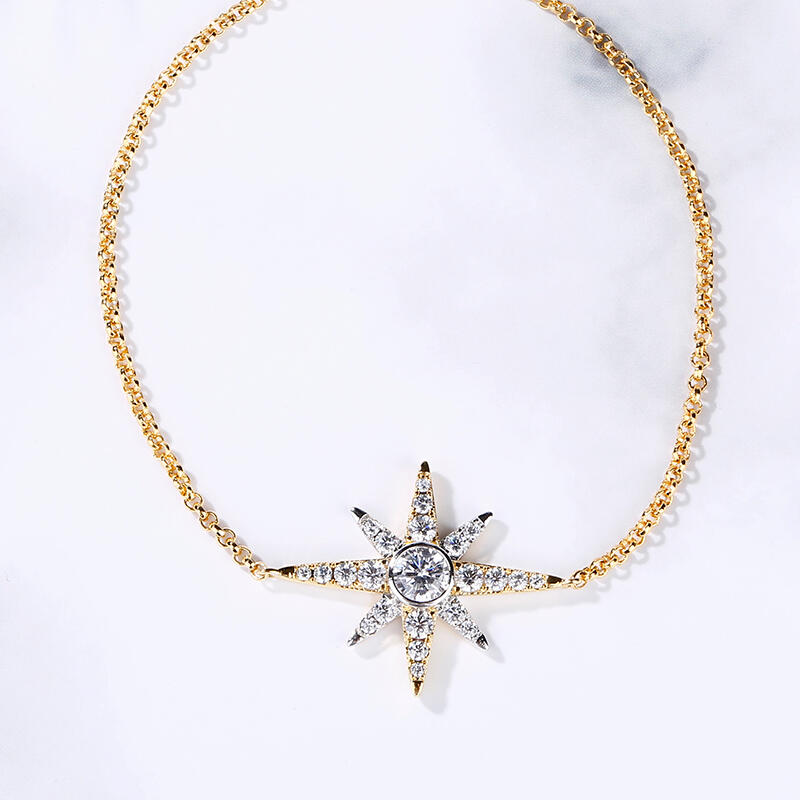 جوليا سوار من الفضة الإسترليني بتصميم نجمة