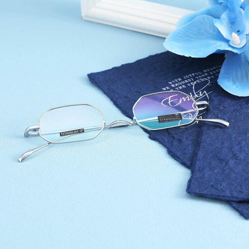 Boyle Geometric Silver Glasses