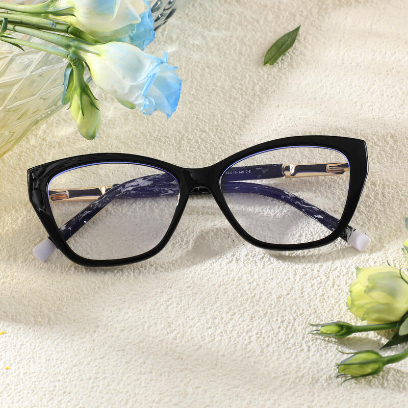 Colclough Cat Eye Schwarze Brille