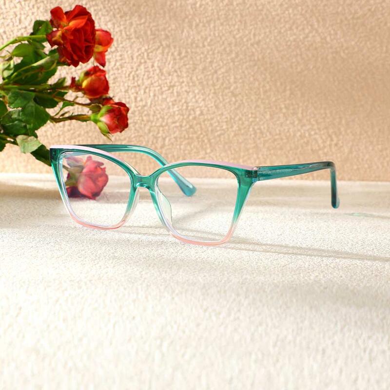 Occhiali da Vista Gill Cat Eye Verde 