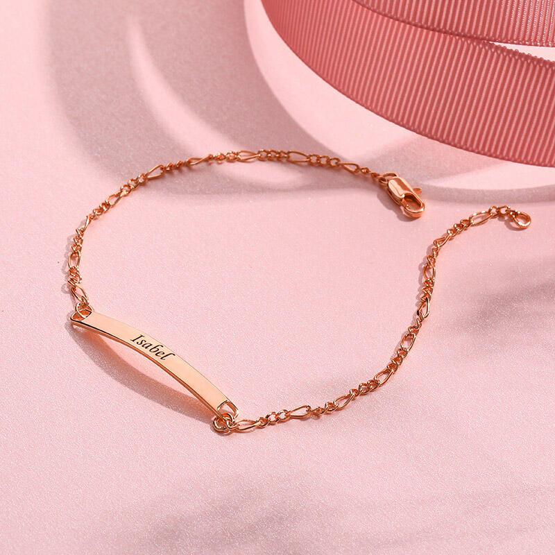 ID ブレスレット プレート 刻印 ブレスレット