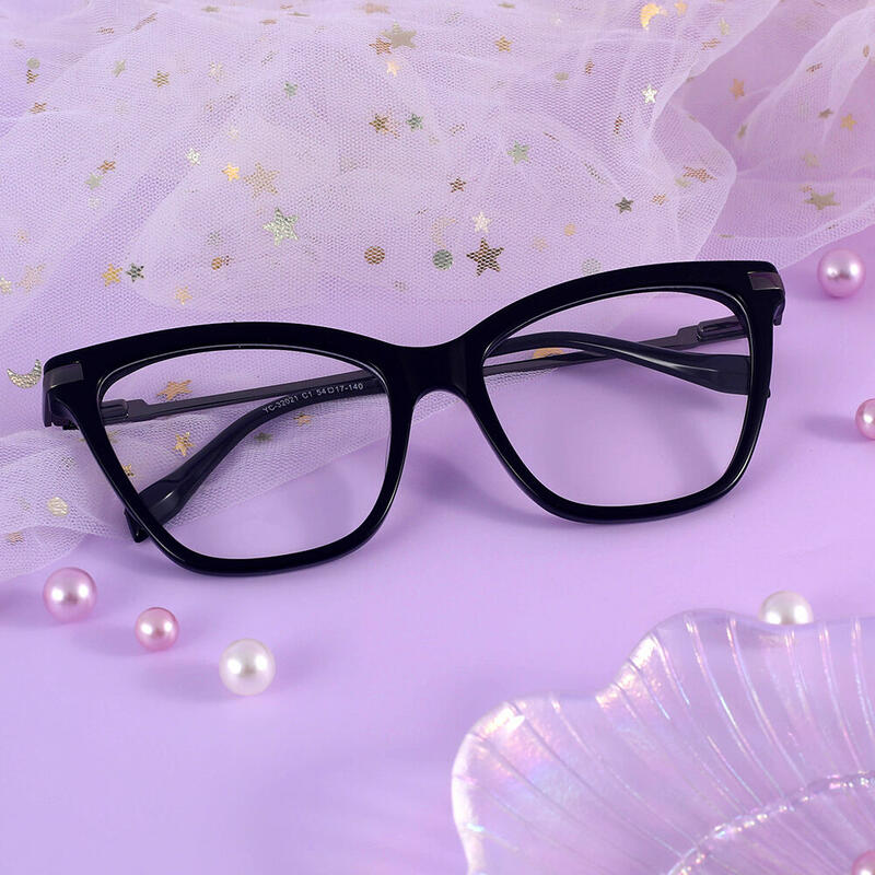 Occhiali da Vista Ada Cat Eye Nero 