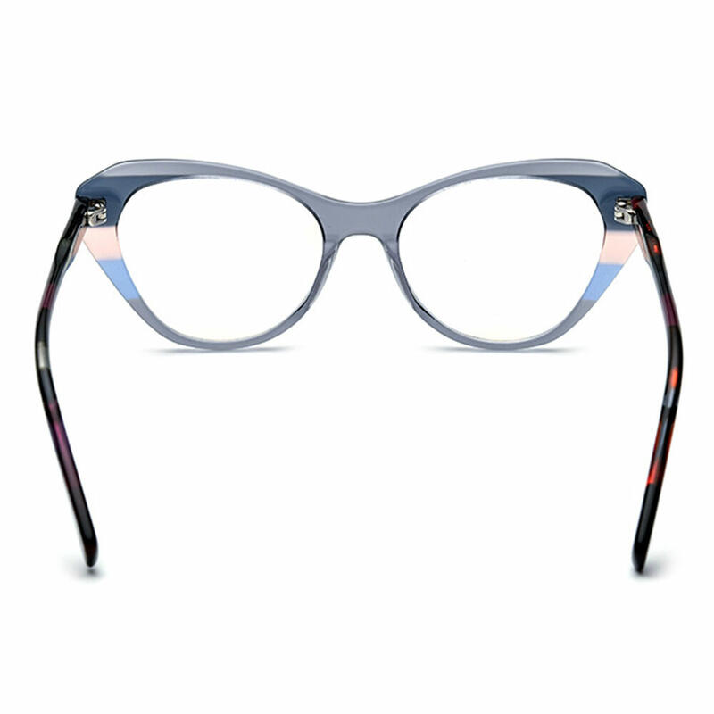 Tania Cat Eye Gray Glasses