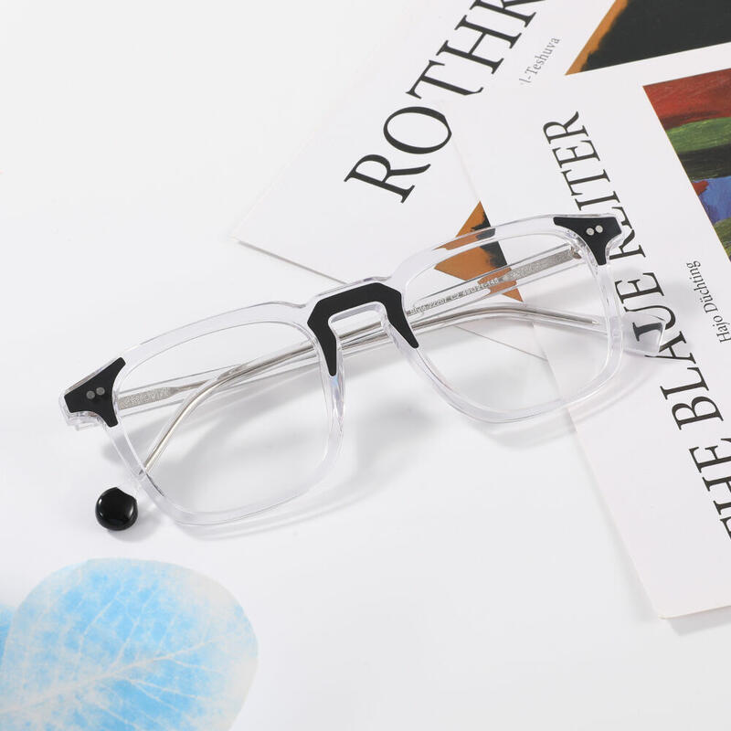 Morrison Square Clear Glasses