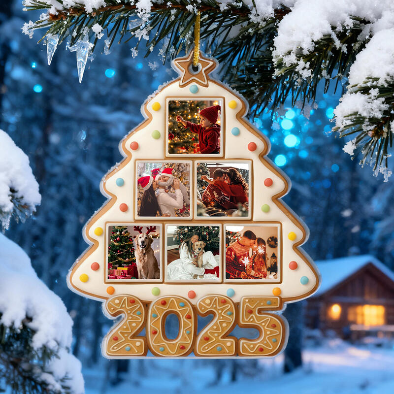 Adornos navideños con foto personalizados: un cálido regalo para tu familia