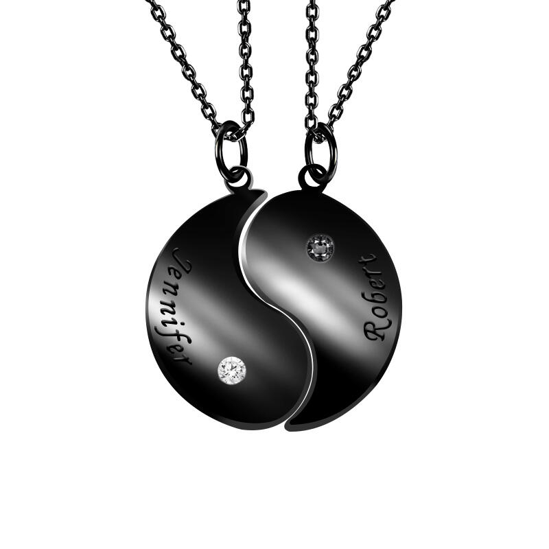 ネーム 誕生石 ペア ネックレス