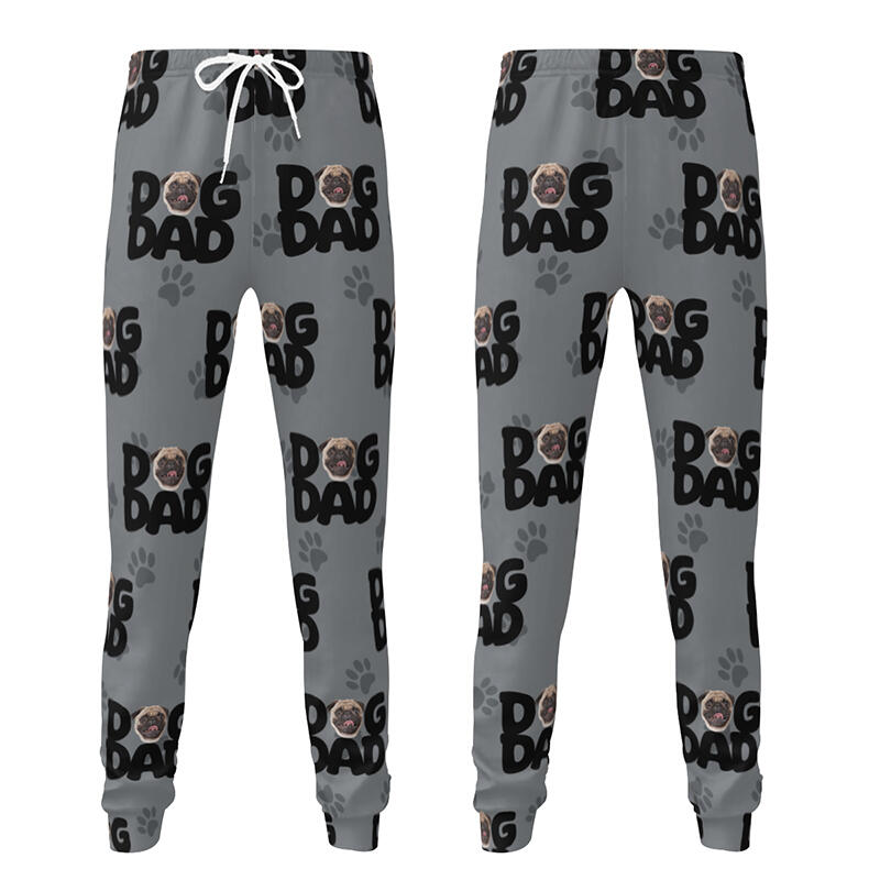 Pantaloni della tuta unisex personalizzati con foto personalizzata e disegno Regalo perfetto per gli amanti degli animali domestici