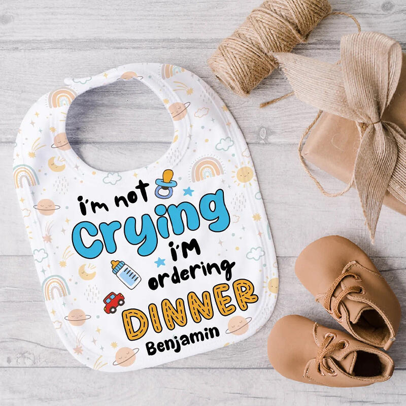 Bavaglino personalizzato con nome un regalo divertente per i bambini