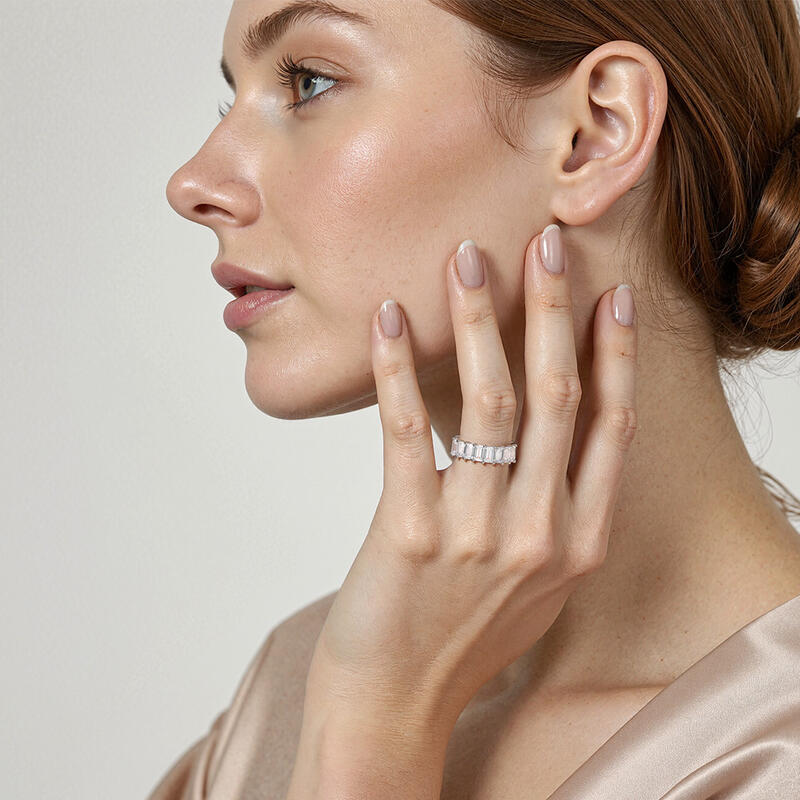 "You Mean the World to Me" Classic Wedding Ring