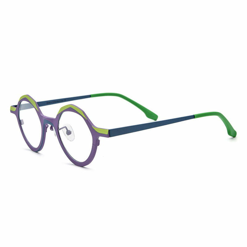 Occhiali da Vista Christe Poligono Viola 