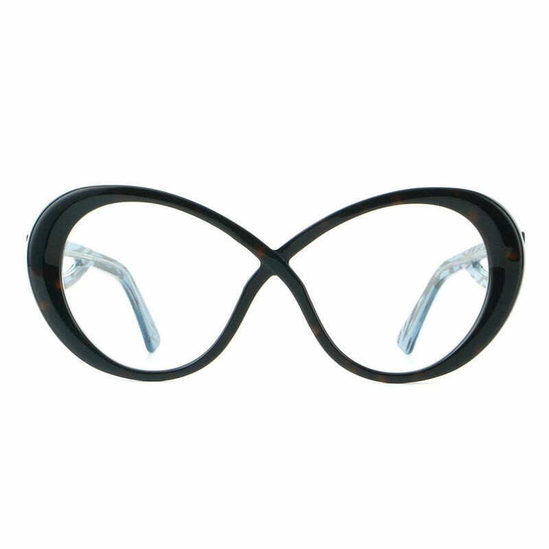 Ellit Ovale Schwarze Brille