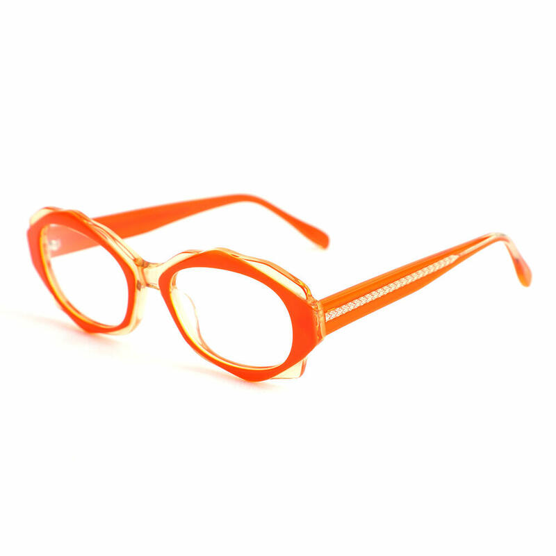 Occhiali da Vista Amy Ovale Arancione