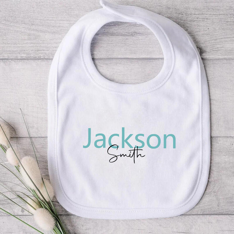 Personalized Name Baby Bib Creative Present for Kids
