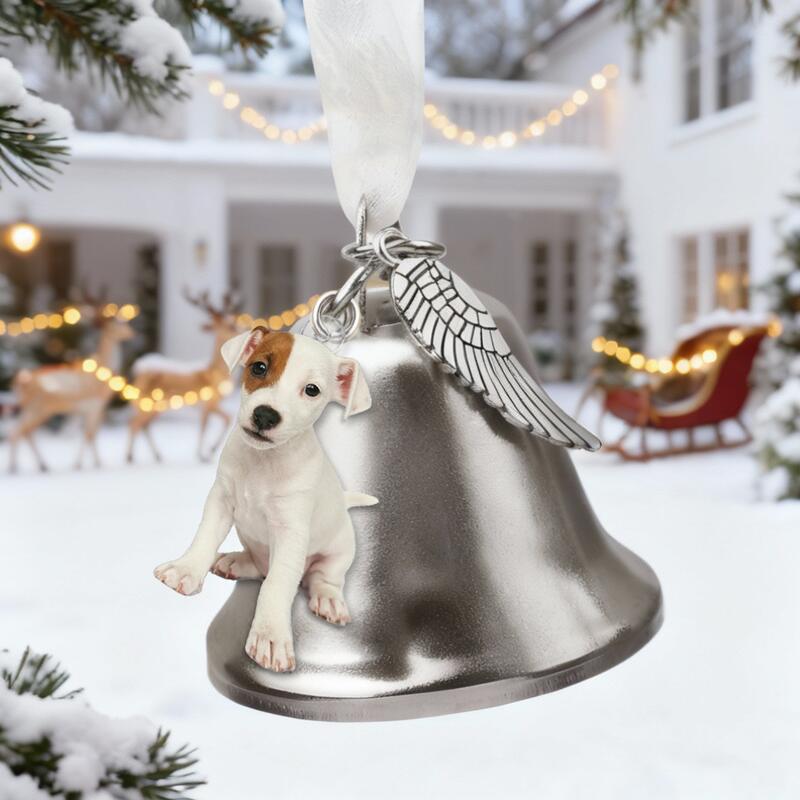 Personalisierte Weihnachtsglocke mit Bild Einzigartiges Geschenk für Tierliebhaber