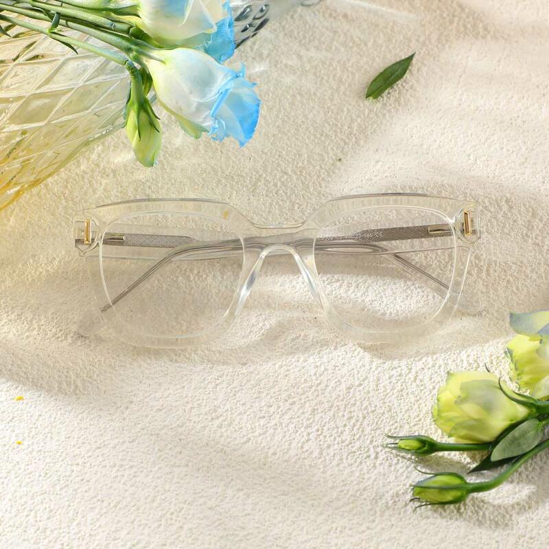 Occhiali da Vista Rob Quadrato Chiaro 