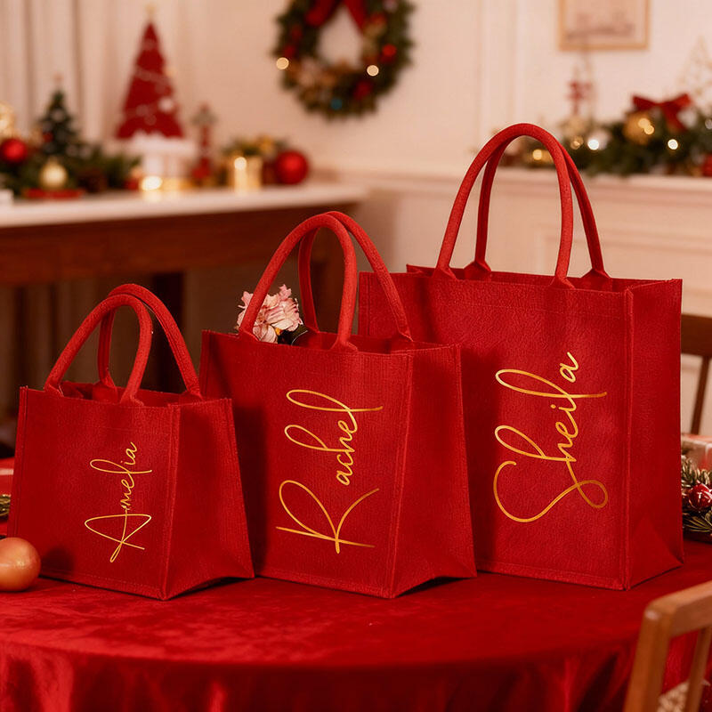 Personalized Christmas Gift Bag with Custom Name Different Gift for Friends