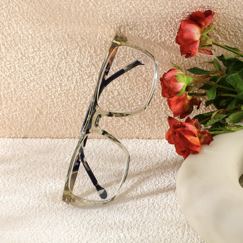 Davy Quadratische Champagne Brille