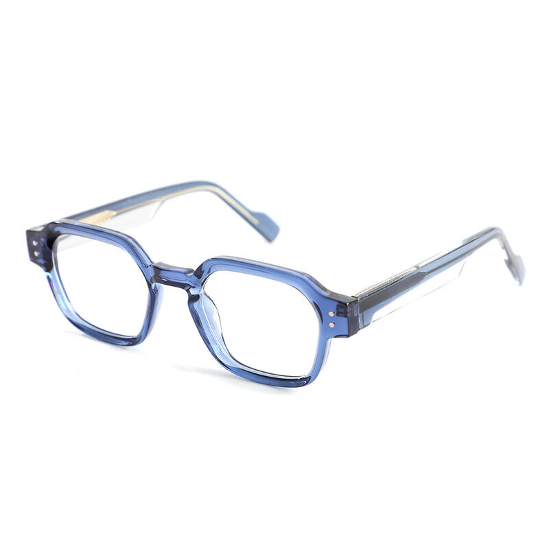 Tony Quadratische Blaue Brille