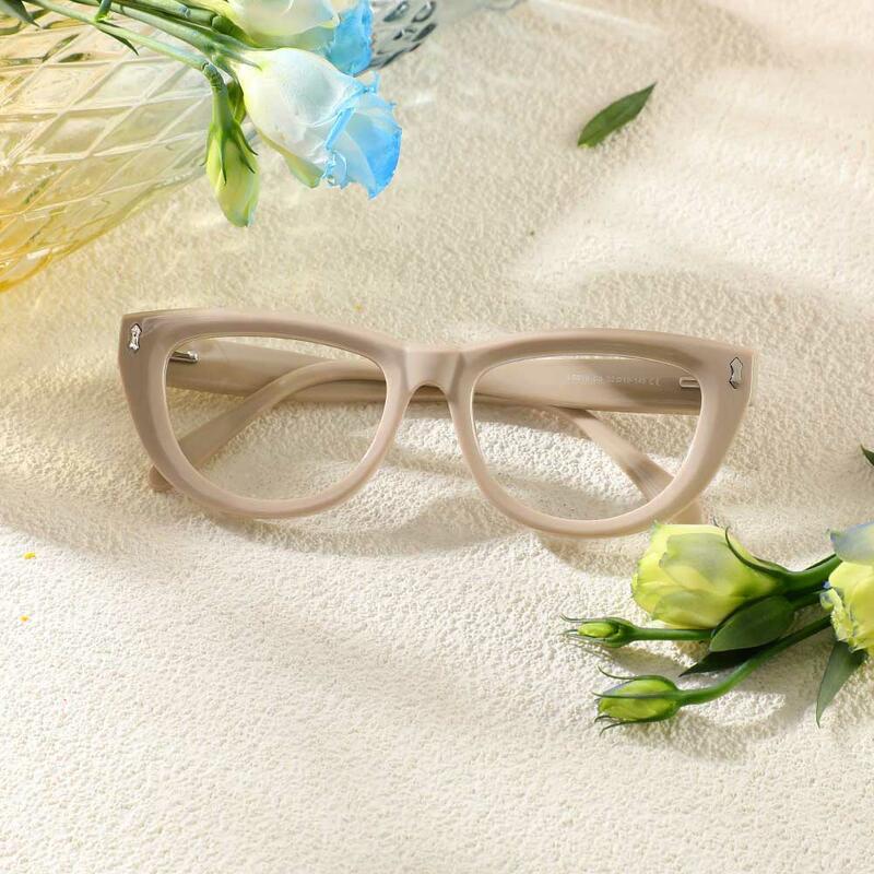 Lunettes de Vue Rhys Ovale Gris 