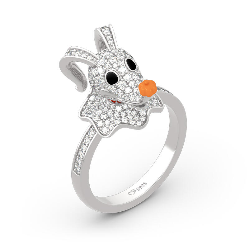 Jeulia "The Head of Team" Sterling Silver Ring