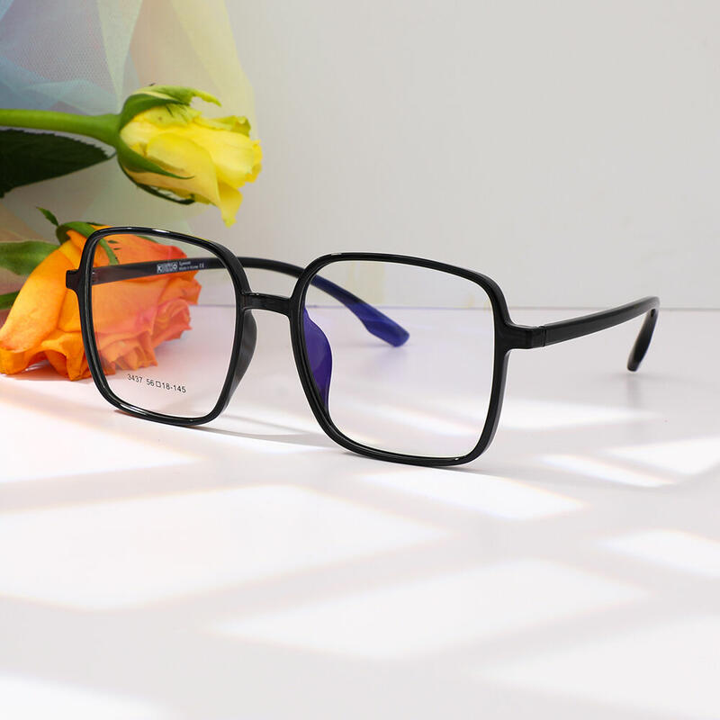 Visiona Square Black Glasses