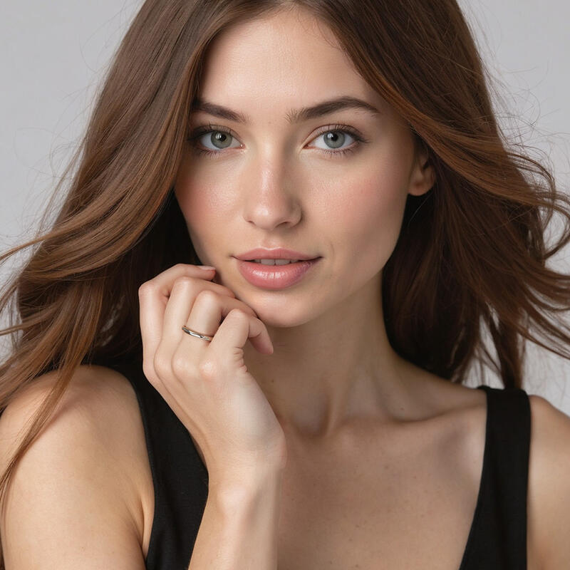 "Unfading Passion" Classic Wedding Ring