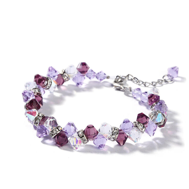 Jeulia Pulsera clássica com cristal imitado