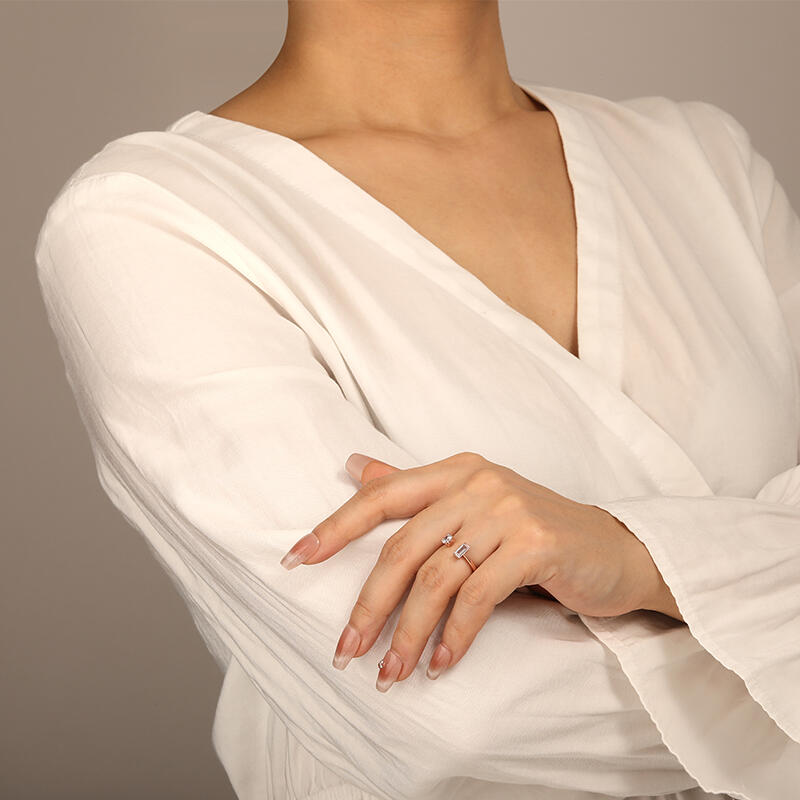 "You and Me" Stackable Dainty Ring