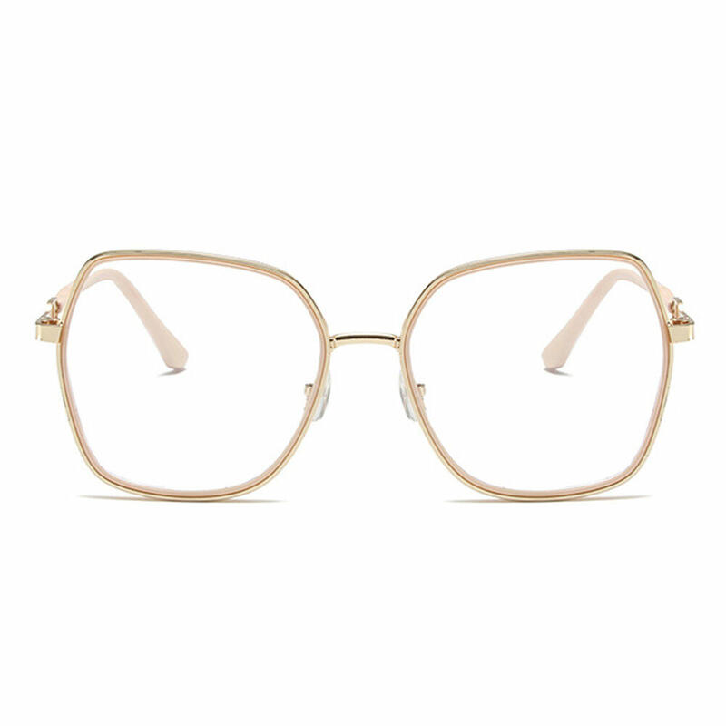 Oliver Geometric Gold Glasses
