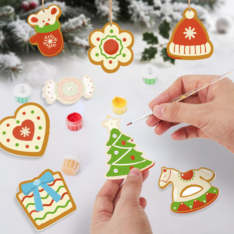 DIY Christmas Tree Ornament Set Interesting Gift for Family