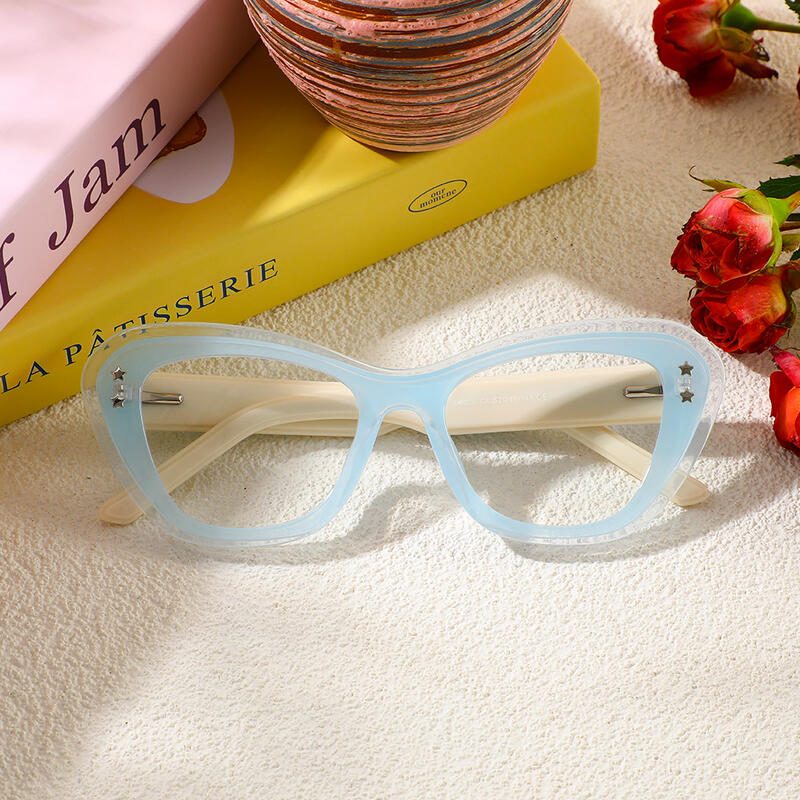 Occhiali da Vista Sally Cat Eye Blu 