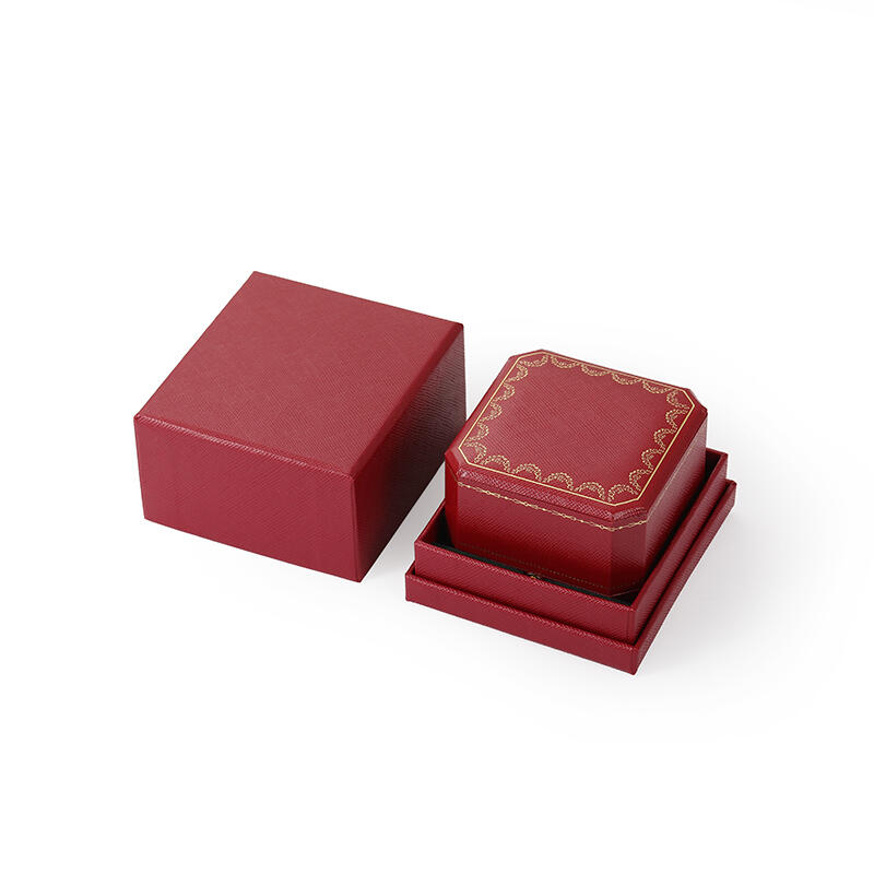 Jeulia Vintage Red Earring Box Jewelry Storage