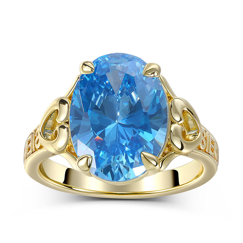 Jeulia Anello Personalizzato con Nome e Cuore in Argento Sterling