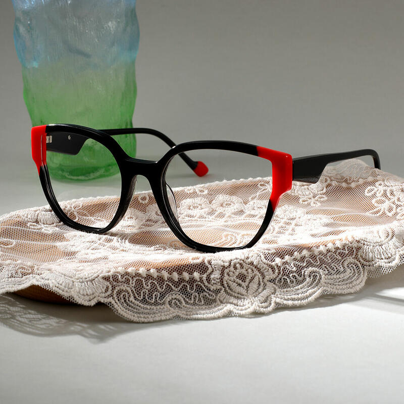 Occhiali da Vista Mysti Cat Eye Nero 