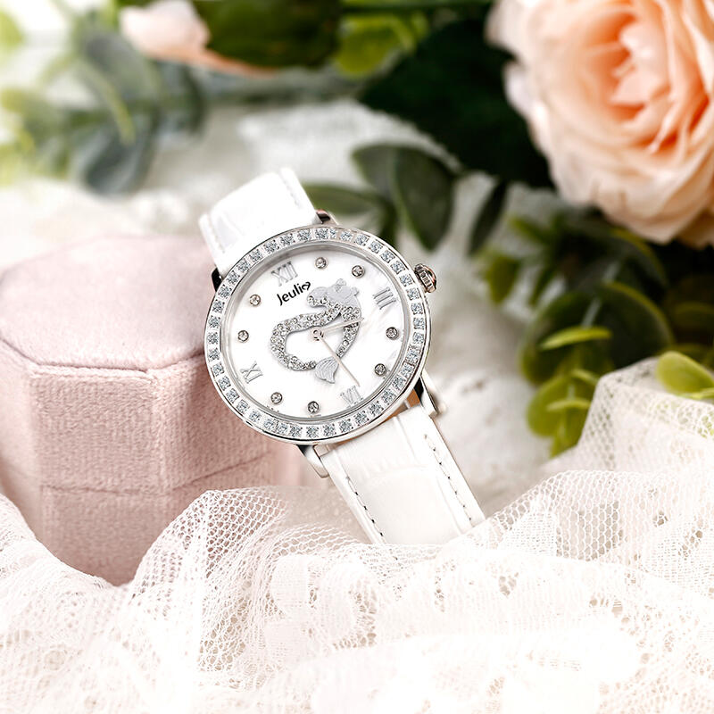 Jeulia "OLA DE DESEOS" Reloj de la sirenita de moda