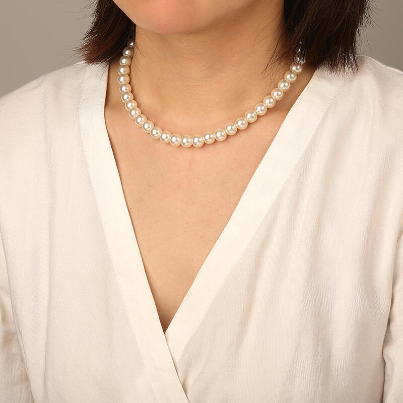 "Mondenglanz" 8.5-9.0mm Süßwasserperlenkette