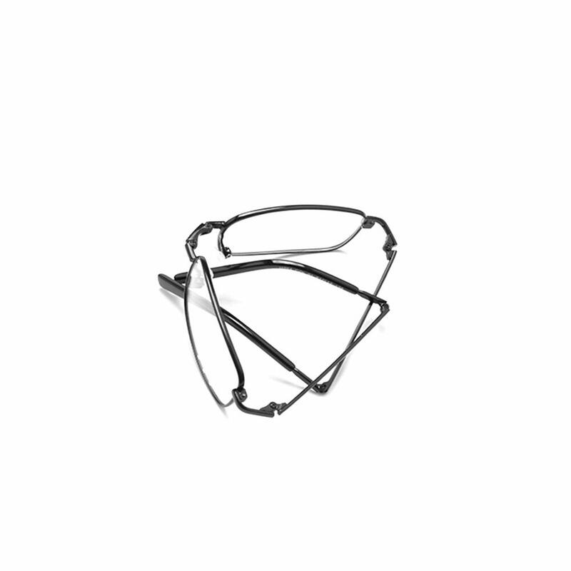 Kennan Rectangle Black Glasses