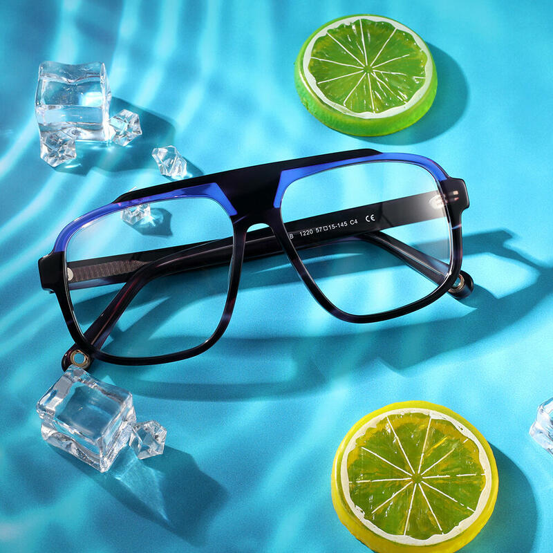 Minguell Aviator Purple Glasses