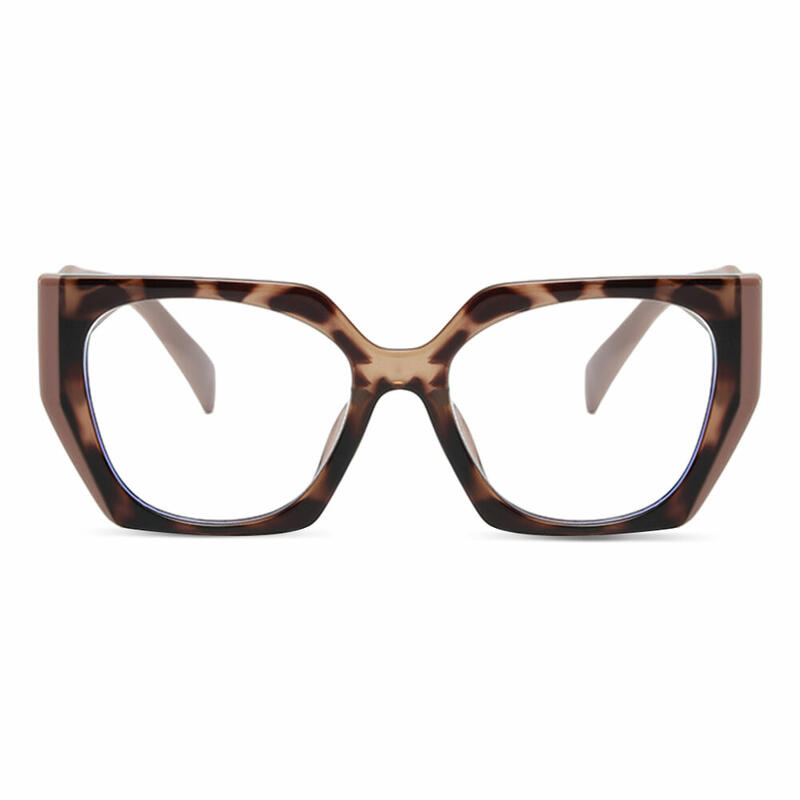 Hedda Cat Eye Brown Glasses
