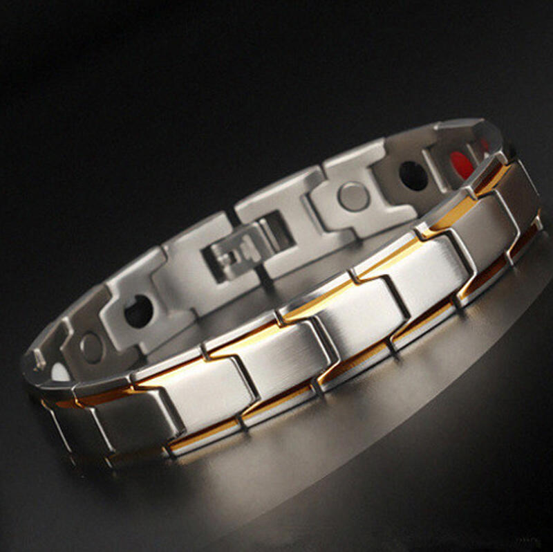 Jeulia Magnetic Men's Bracelet in Titanium Steel（21cm）