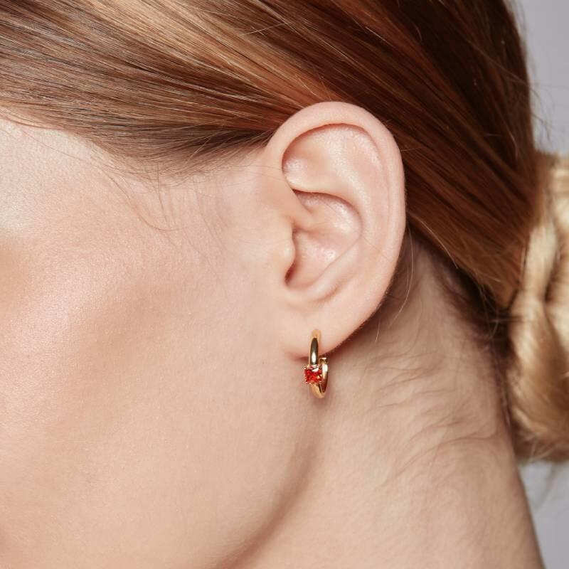 "Eternally Yours" Hoop Earrings