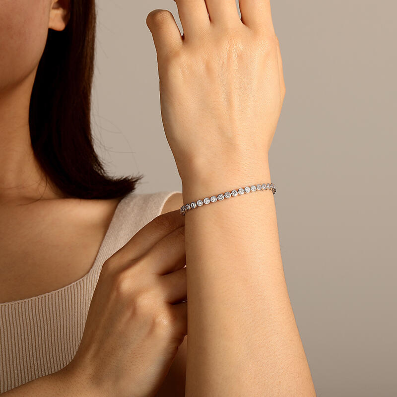 "Stardust Serenade" Tennis Bracelet