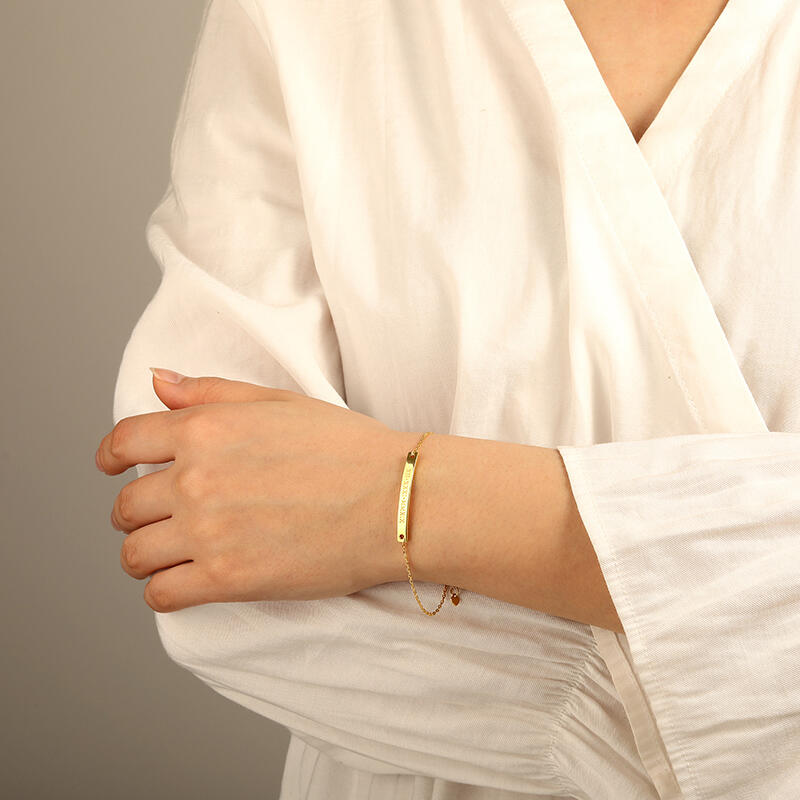 "A Day to Remember" Engravable Bar Bracelet