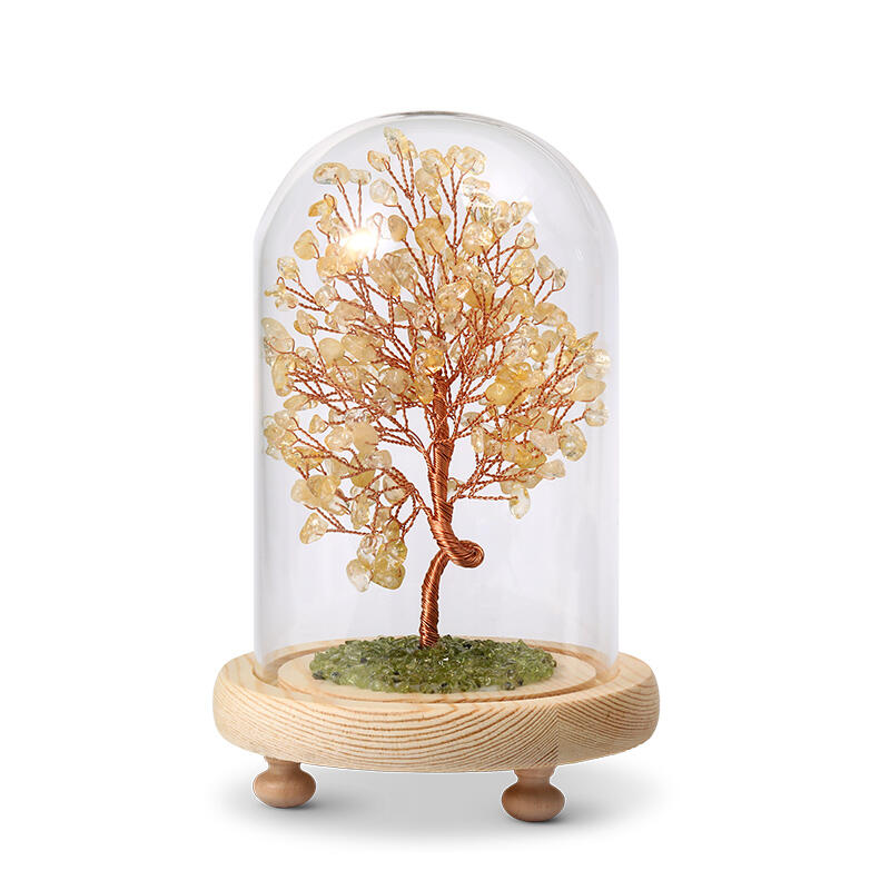 Jeulia "Wealth & Abundance" Natural Citrine Feng Shui Tree