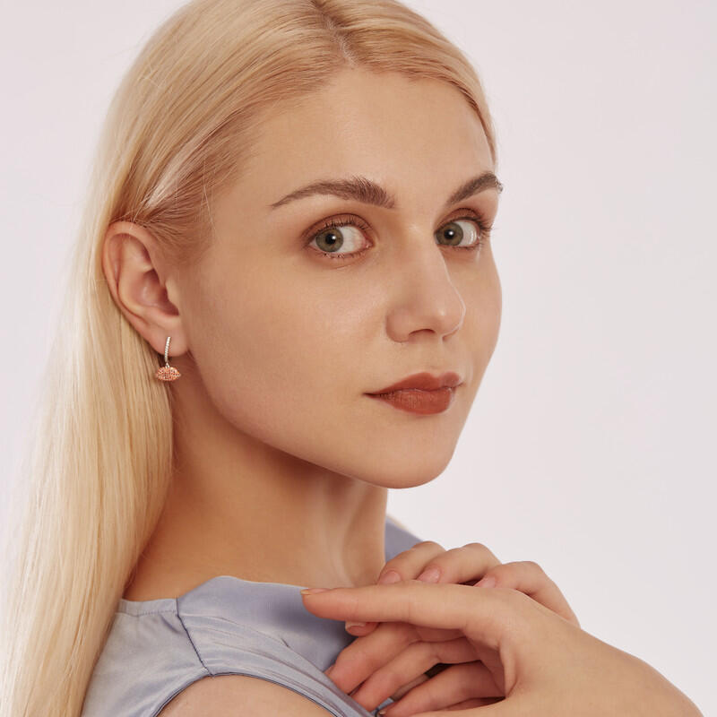 "Touch My Soul" Round Cut Drop Earrings