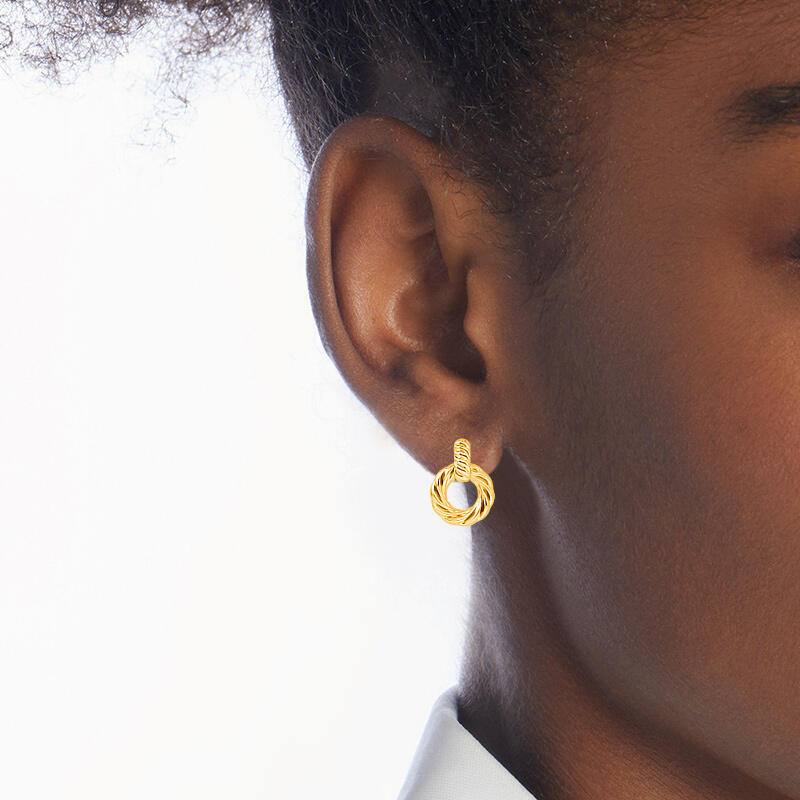 "Scent Of A Morning" Hoop Earrings