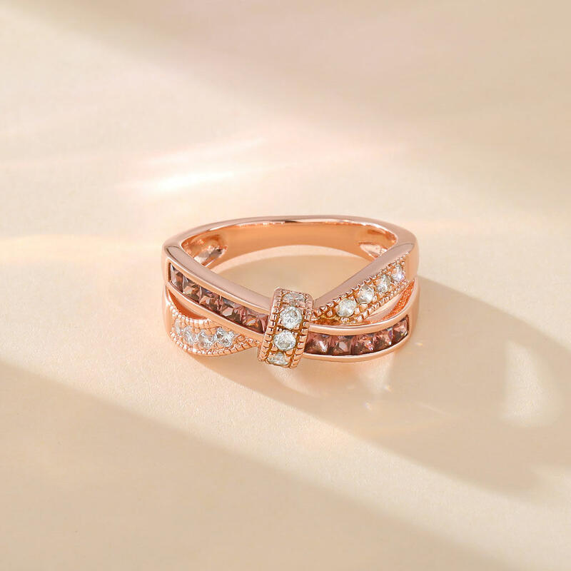 Jeulia Opaska Damska Srebrna Krzyżowa